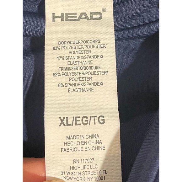 Head Navy Blue Tennis Skort XL With Built-In Shorts & Pleated Design - Picture 8 of 12